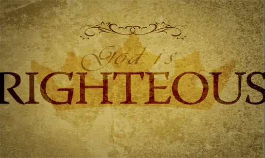 THE VALUE OF RIGHTEOUSNESS
