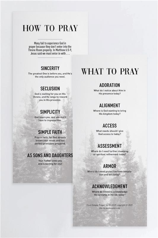 Simply Prayer Bookmarks